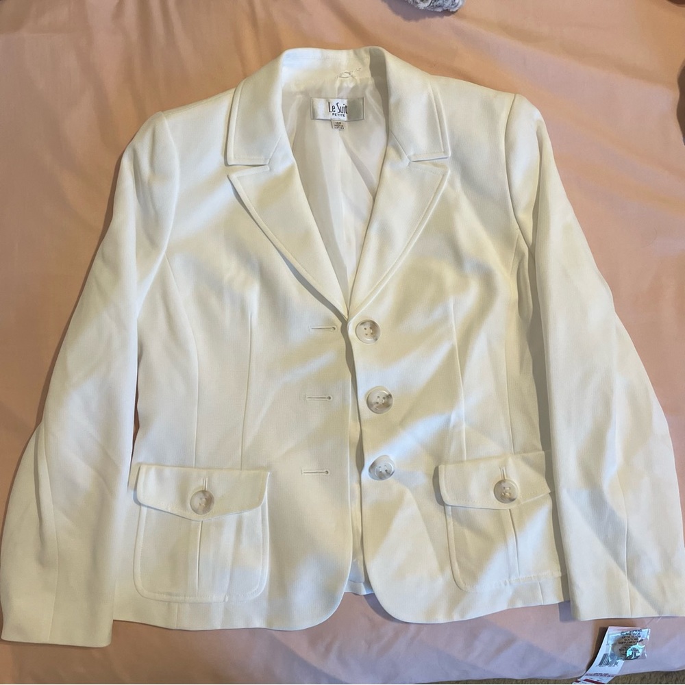 Le Suit Women's Cream Blazer